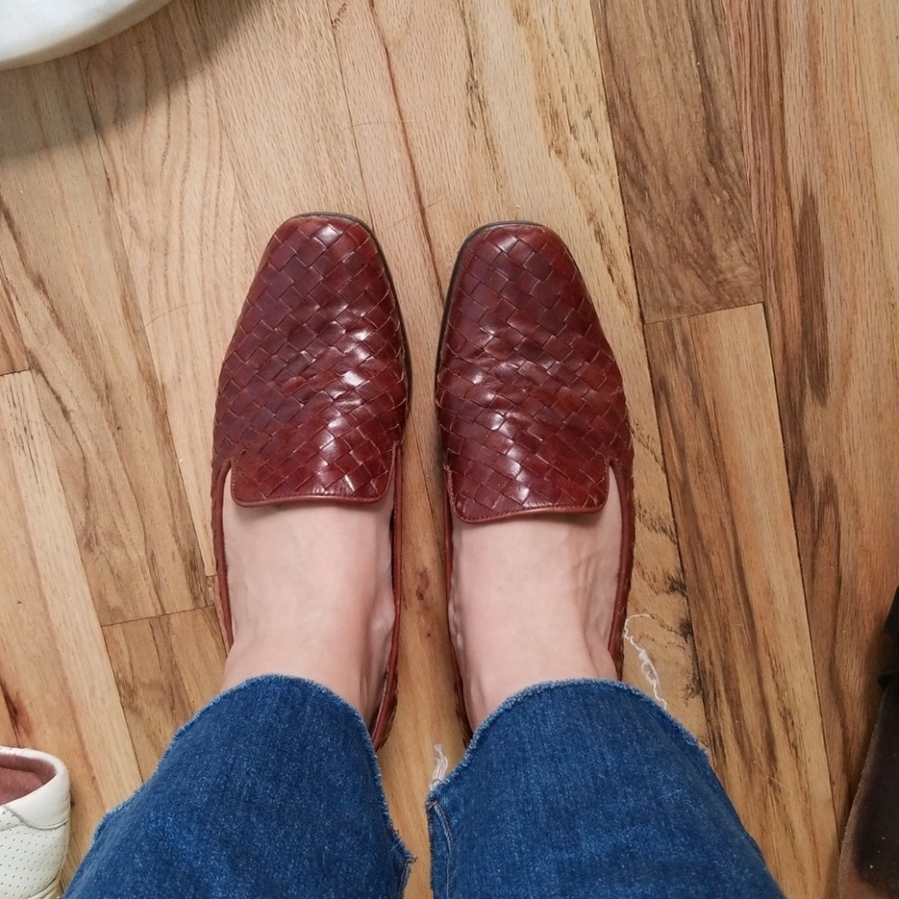 Bandolino woven rattan summer loafers